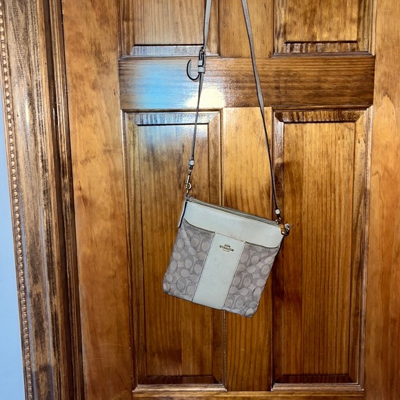 Tan coach kit messenger crossbody bag - Picture 4 of 6